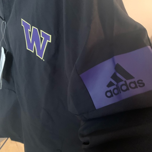 Adidas Washington Huskies GameMode 1/4 Zip Pullover Jacket Mens Sz M - Picture 4 of 8